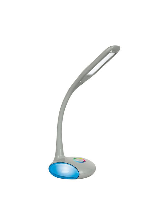 Active Jet AJE-VENUS RGB LED Office Lamp with Flexible Arm in Gray Color