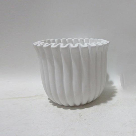 Plant Pot Concrete White