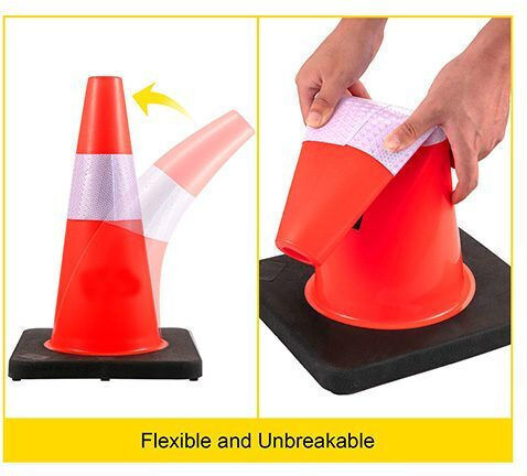 Helix Plastic Cone Orange W30xH30cm