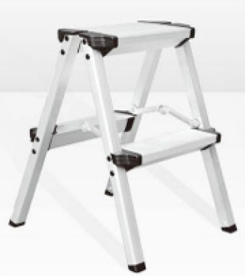 Prostep Step Ladder Aluminum 3 Steps 28cm