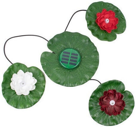 LED Lumini Subacvatice pentru Lac Panou Solar Pontec Pondosolar Lily LED Set 3