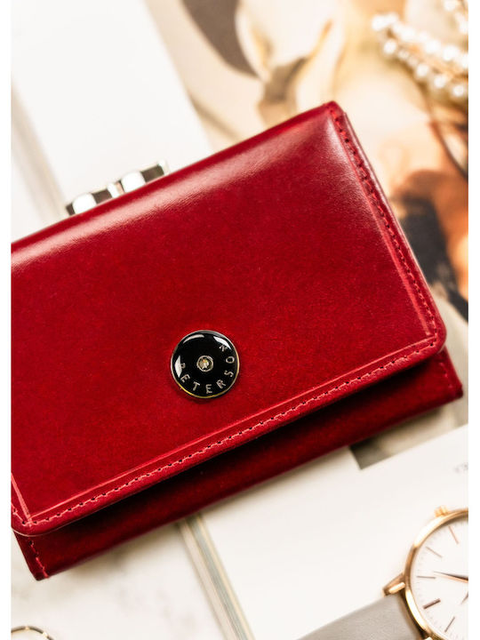 Leather Women's Wallet Red