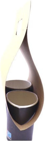 Set of 100 Coffee Cup Holders 2 Positions