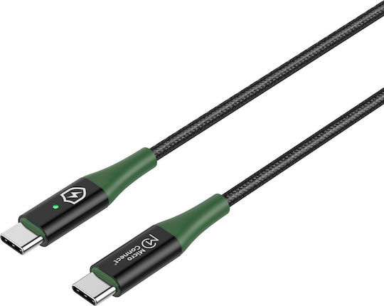 Microconnect USB 2.0 Cable USB-C male - USB-C Μαύρο 1m W128869105
