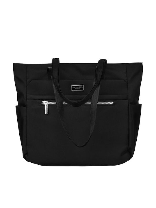 Γυναικεία Τσάντα Shopper Ώμου Μαύρη