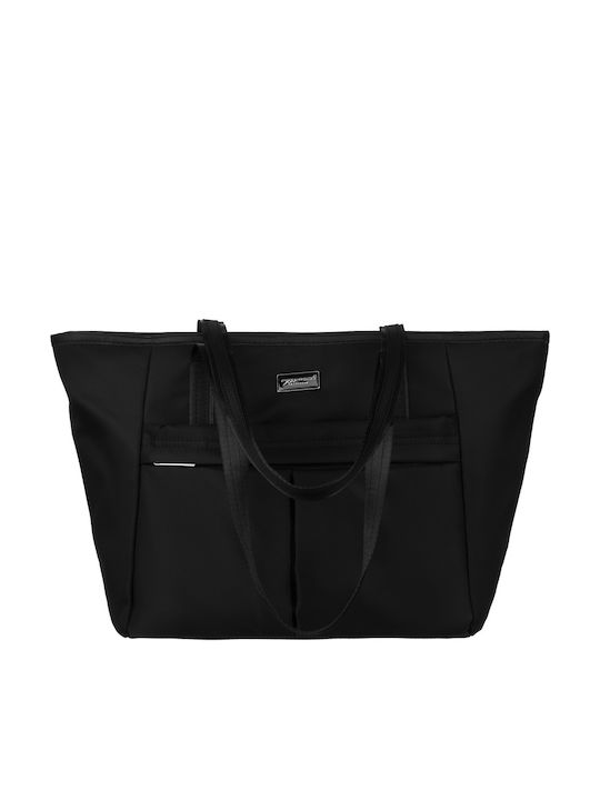 Γυναικεία Τσάντα Shopper Ώμου Μαύρη