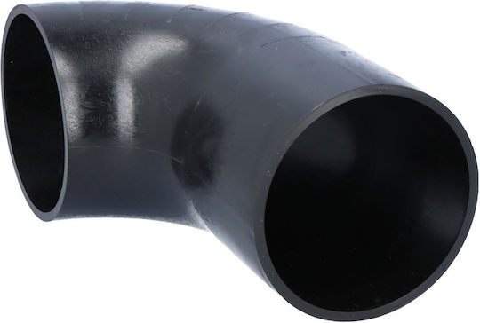 Pehd Elbow 125/90 Extended End Black Color Hdpe Sewer