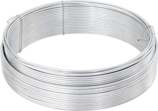 vidaXL Seil Draht für Gartenzaun aus Stahl 1Stück Silver