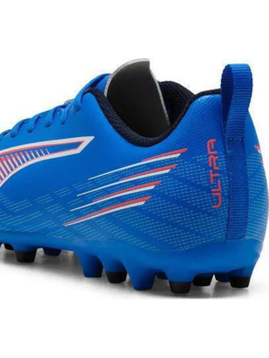 Ultra 6 Play MG MG Kids Soccer Cleats And Shoes Molded Blue