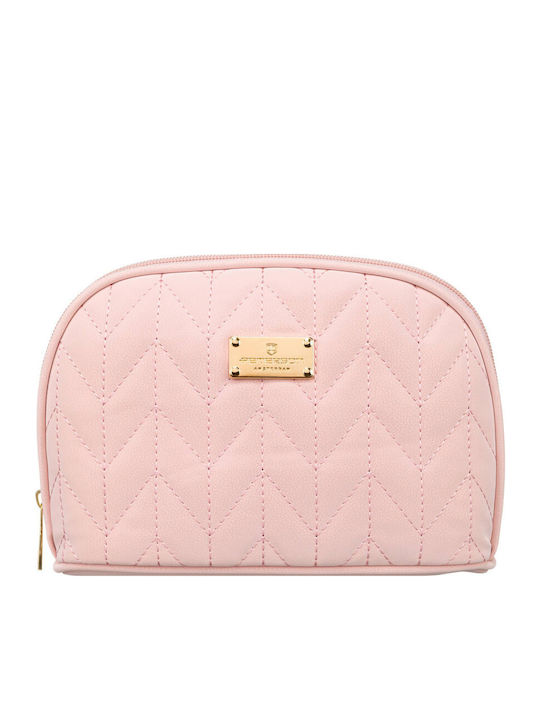 Elegant Women's Makeup Bag Made of Eco Leather Zipper Peterson