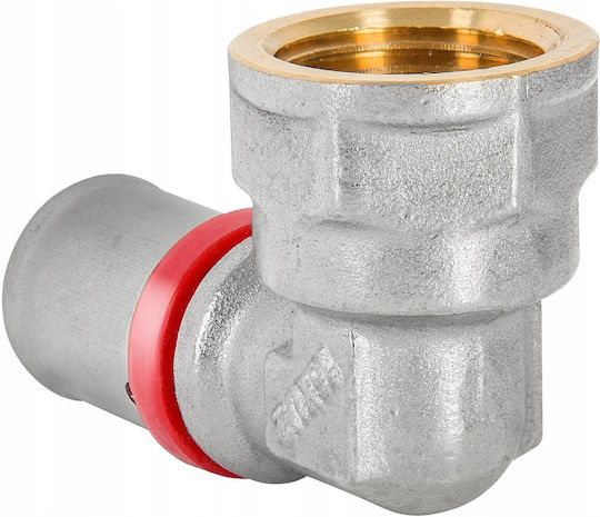 Diamond Γωνιακή σύνδεση σωλήνα Messing 16mm rimex_5907547667756