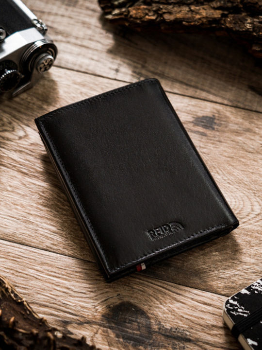 Leather Men's Wallet with RFID Beige