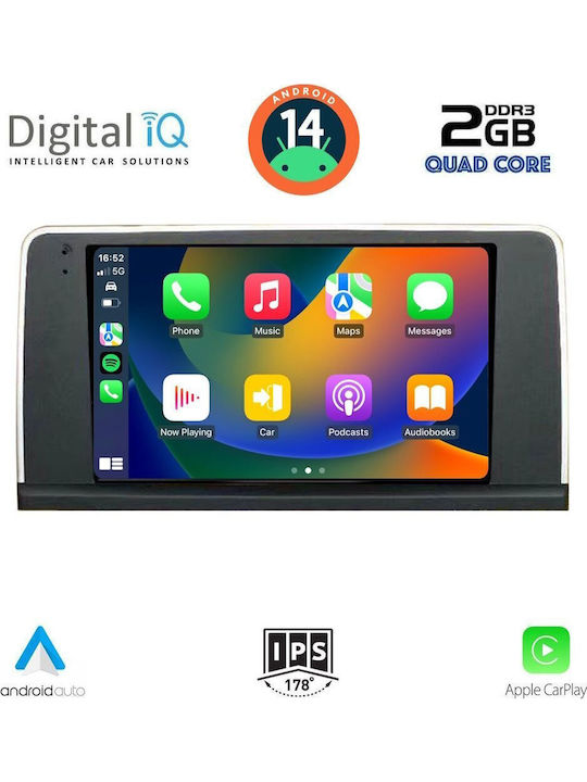 Digital IQ Car Audio System for BMW X3 (F25) 2011-2013 (Bluetooth/USB/WiFi/GPS/Apple-Carplay/Android-Auto) with Touch Screen 9"
