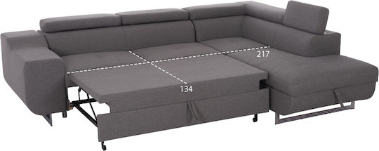 Encore Γωνιακός Καναπές Κρεβάτι 285x205x90εκ. Encore Γωνιακός Καναπές Κρεβάτι 285x205x90εκ.