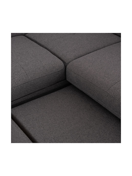 Encore Ecke Sofa Sofa mit Linke Ecke & Stauraum Gray 285x205x90cm