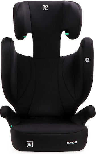 Moni Race Детско Столче за Кола High-back Booster i-Размер Черен 15-36 кг