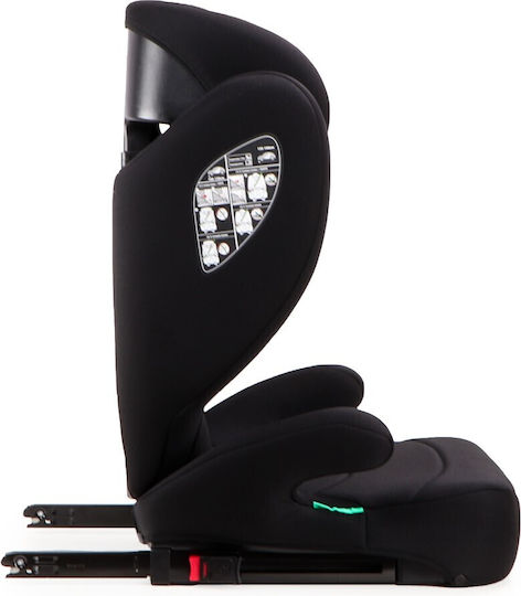 Moni i-Race Столче за Кола High-back Бустер i-Размер с Isofix Черен 15-36 кг
