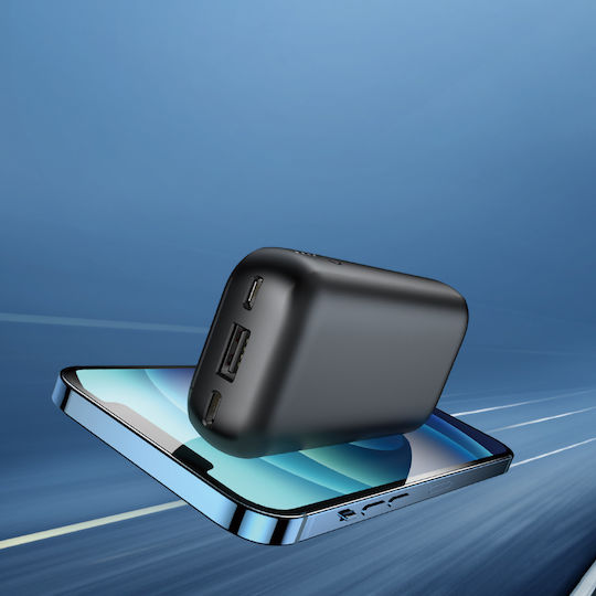 Veger S10 Power Bank 10000mAh 20W with USB-A Port and USB-C Port Power Delivery / Quick Charge 3.0 Black