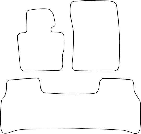 Set Velour Mats Fitting Land Rover Range Rover Iv Vogue 2012-2021 Red Edging