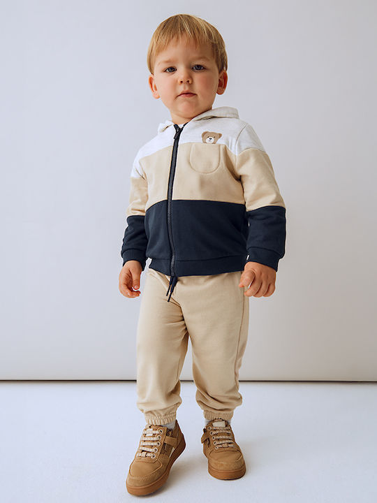 Kids Sweatpants Set Blue 3pcs