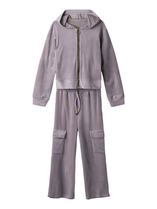 Kids Sweatpants Set Lilac 2pcs