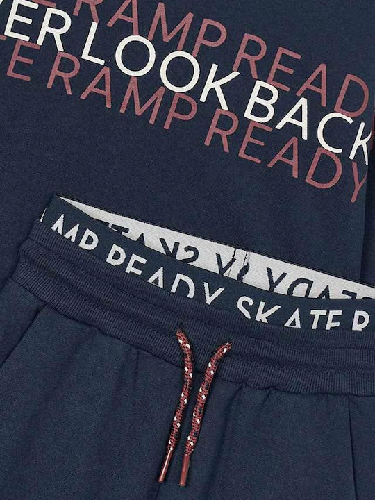 Kids Sweatpants Set Navy Blue 2pcs Skate