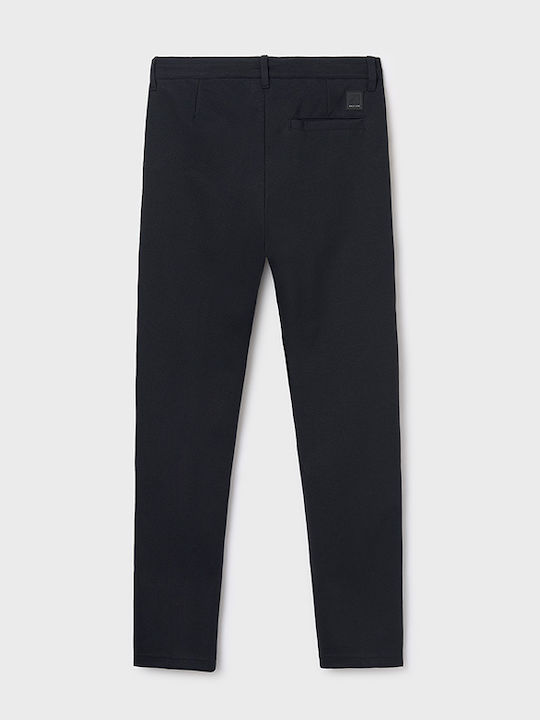 Kinder Hose Chino Stoff Schwarz