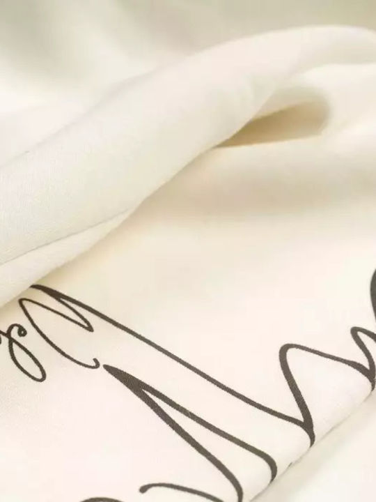 Kids Sweatshirt with Hood White