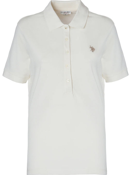 Mya Women's Polo Blouse Bianco Giallo