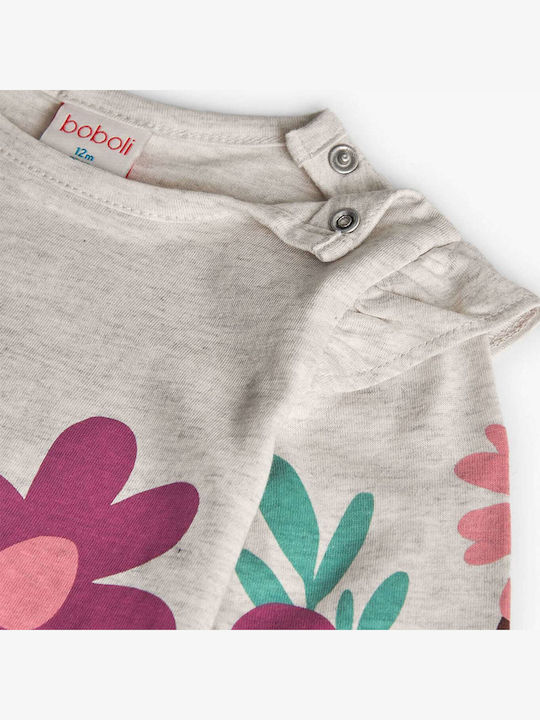 Kinderkleid Langärmelig Beige