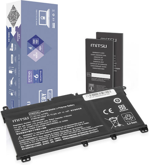 Mitsu Съвместима Батерия за HP Павилион с 4150mAh