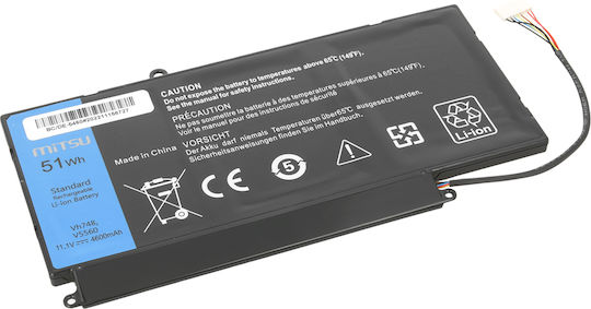 Батерия Mitsu за Dell Vostro 5460 5480 5560 P34f
