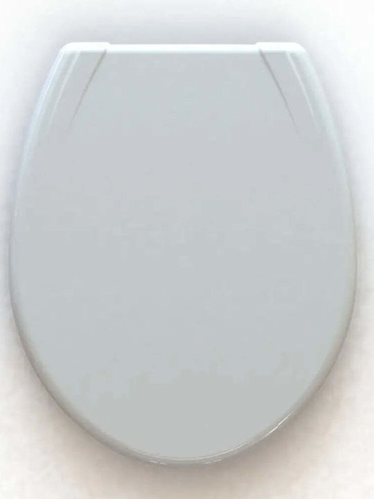 Nikiplast MD Καπάκι Λεκάνης Soft Close Πλαστικό 45x37cm Λευκό