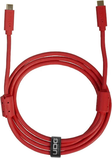 UDG Regular USB 3.2 Cablu USB-C bărbătesc - USB-C Roșu 1.5m (U99001RD)