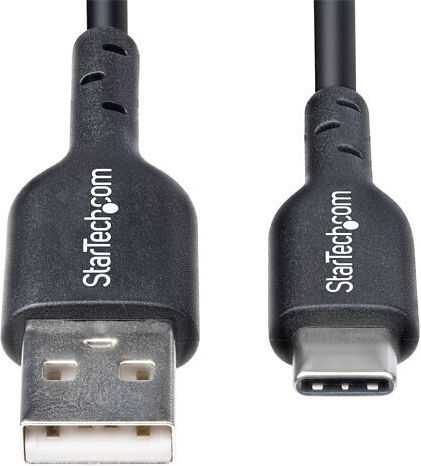 StarTech USB 2.0 Cable USB-C male - USB-A PD Μαύρο 1m USB2AC1MNC