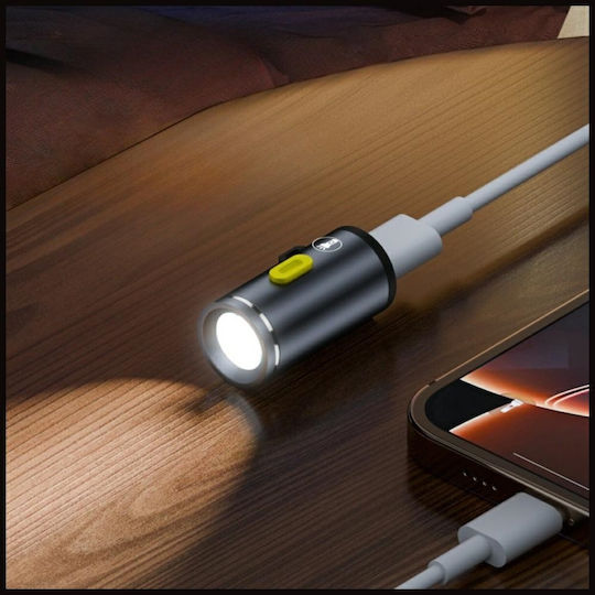 4Smarts Keychain USB 2.0 Cable USB-C male - USB-C 100W PD Μαύρο