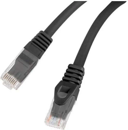 Lanberg U/UTP Cat.6 (Gigabit) Καλώδιο Δικτύου Ethernet 1.5m Μαύρο