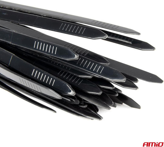 Δεματικα Δετικα Καλωδιων Tie Wrap Ταιραπ 3.6x200mm 3.6x300mm 4.6x350mm Μαυρο Χρωμα Σετ Αμιο 60 Τεμ