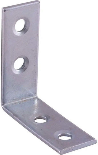 ArteLibre Eckregal Aluminium in Silber Farbe 40x40mm 1Stück 04010338