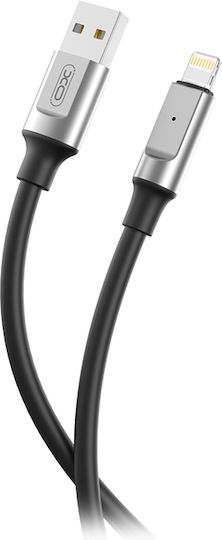 XO Nb251 USB-A to Lightning Cable 30W Μαύρο 1m (XO-NB251LBK)