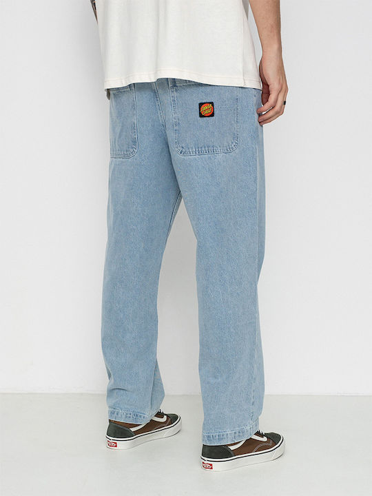 Men's Jeans Pants with Relaxed Fit Stone Wash