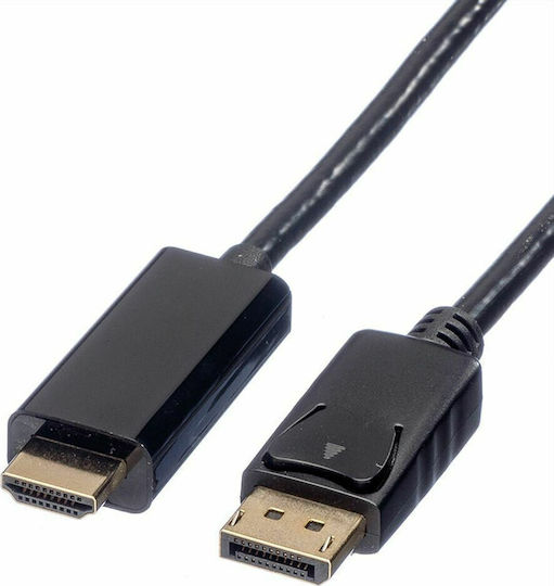 Roline Cable DisplayPort male - HDMI female 3m Black (11.04.5787)