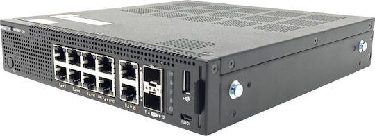 Dell N1108EP-ON Managed L2 PoE+ Switch with 8 Gigabit (1Gbps) Ethernet Ports and 2 SFP Ports