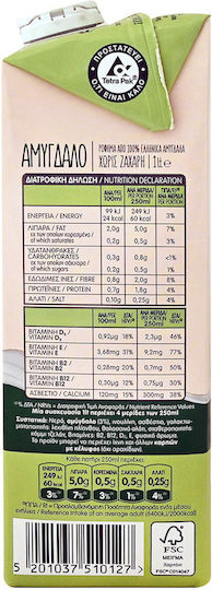 Delta Bio-Mandelgetränk Ohne Zuckerzusatz 1000ml