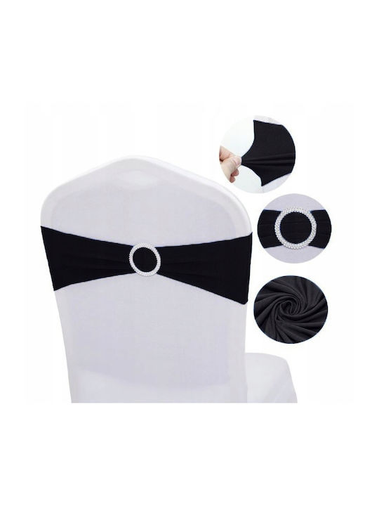 Meble odNowa Ελαστικό Κάλυμμα Καρέκλας Black 14x50cm
