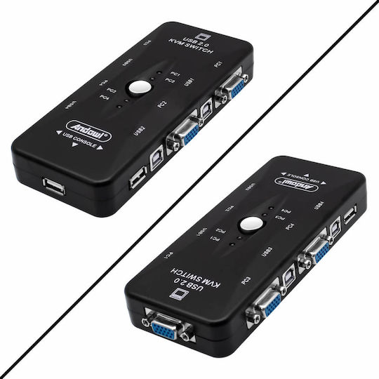 Andowl KVM & Data Switch XFQK301