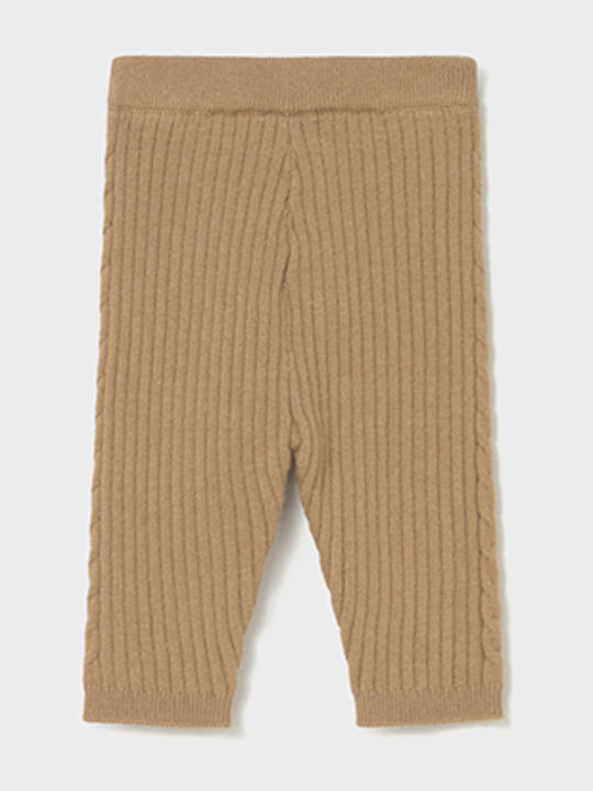 Kinder Leggings Lang Dark Beige