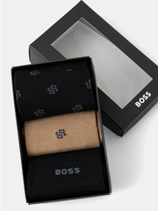 Boss Ανδρικές Κάλτσες Μαύρες 3Pack Boss Ανδρικές Κάλτσες Μαύρες 3Pack