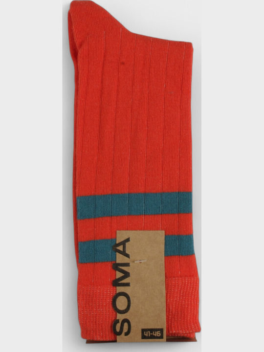 Soma Socks Ανδρικές Κάλτσες με Σχέδια Πολυχρωμο 3Pack