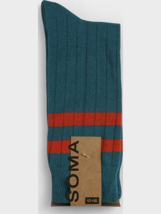 Soma Socks Ανδρικές Κάλτσες με Σχέδια Πολυχρωμο 3Pack